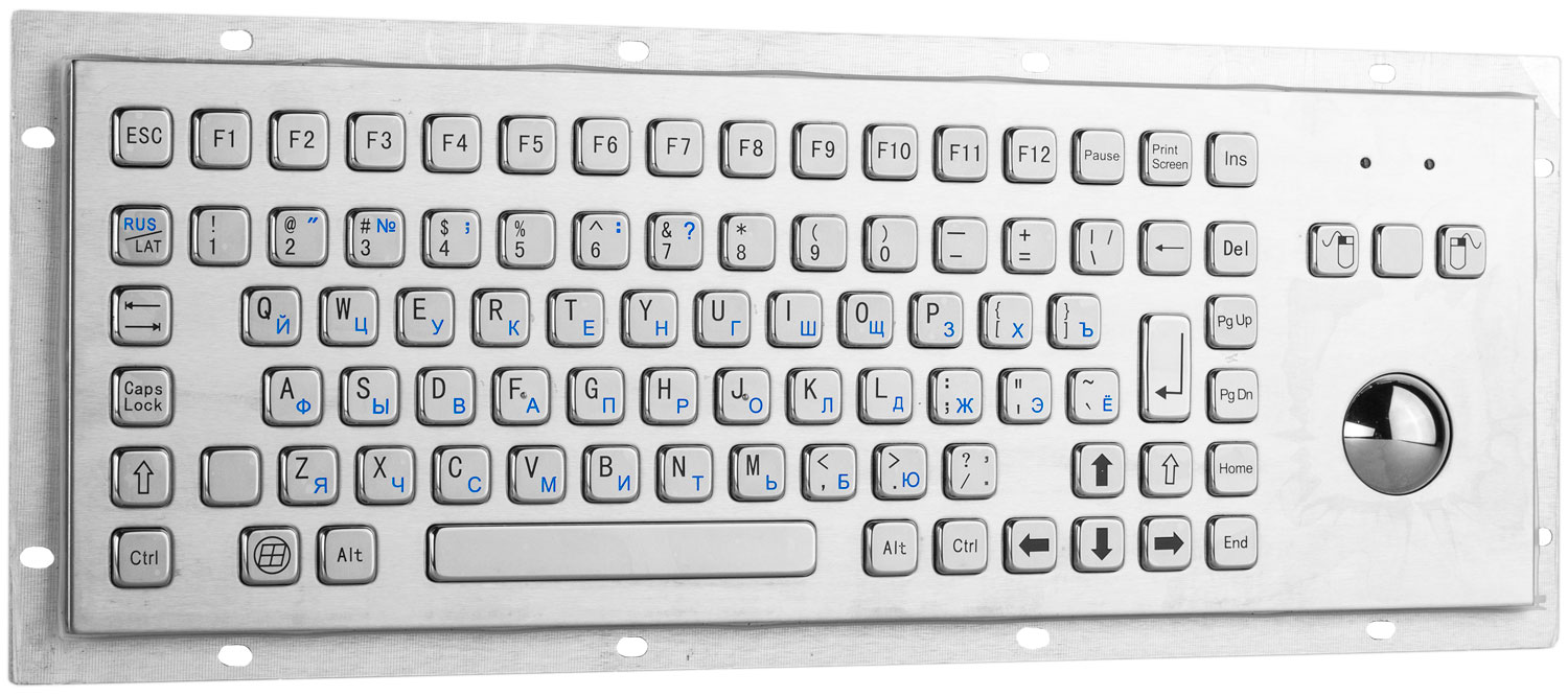 Ctrl alt f2. F12 на клавиатуре. Металлическая антивандальная встраиваемая клавиатура с трекболом. Встраиваемая клавиатура - KT-105. Клавиатура BTC С трекболом.