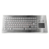  Металлическая настольная антивандальная клавиатура с тачпадом, USB, F1—F12, Alt, Win, Ctrl