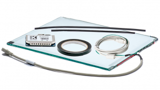 19" Сенсорный акустический экран, 6 мм, MT=OTC, провод сзади, D-серия, комплект (контроллер USB, кабель)