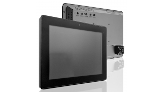 12,1'' Встраиваемый промышленный сверхъяркий проекционно-ёмкостный сенсорный монитор Open Frame с антибликовым покрытием, активное охлаждение, до 10 касаний, PureFlat-серия