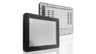 10,4'' Встраиваемый промышленный сверхъяркий проекционно-ёмкостный сенсорный монитор Open Frame с датчиком света, до 10 касаний, пассивное охлаждение, PureFlat-серия