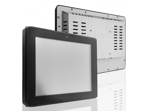 10,4''  Встраиваемый промышленный сверхъяркий проекционно-ёмкостный сенсорный монитор Open Frame с датчиком света, до 10 касаний, пассивное охлаждение, PureFlat-серия