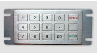 Металлическая антивандальная цифровая  клавиатура (кейпад), USB
