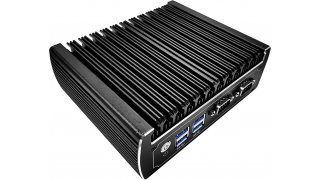 Промышленный безвентиляторный миникомпьютер, i3-6100U, 4 GB DDR4L, HDMI, Display Port, USB 3.0, RS-232, Wi-Fi 