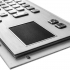  Металлическая антивандальная встраиваемая клавиатура с тачпадом, USB, Alt, Win, Ctrl