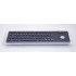 Металлическая антивандальная встраиваемая клавиатура с трекболом, black, USB, Alt, Win, Ctrl