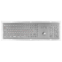  Металлическая антивандальная встраиваемая клавиатура с трекболом, USB, F1—F12, цифровой блок, Alt, Win, Ctrl
