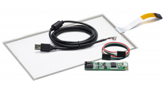 8.1" Сенсорный резистивный экран W4R (4-проводной), широкоформатный, комплект c контроллером USB W4R