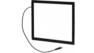 15'' Сенсорный инфракрасный экран с антивандальным стеклом, мультитач, 2 касания, S-серия