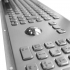  Металлическая антивандальная встраиваемая клавиатура с трекболом, USB, F1—F12, numpad, Alt, Win, Ctrl