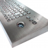  Металлическая настольная антивандальная клавиатура c трекболом, USB, F1—F12, Alt, Win, Ctrl