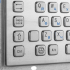 Металлическая антивандальная встраиваемая клавиатура, USB, Alt, Win, Ctrl