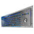 Металлическая антивандальная встраиваемая клавиатура с трекболом, LED-подсветка клавиш, USB, F1—F12, Alt, Win, Ctrl