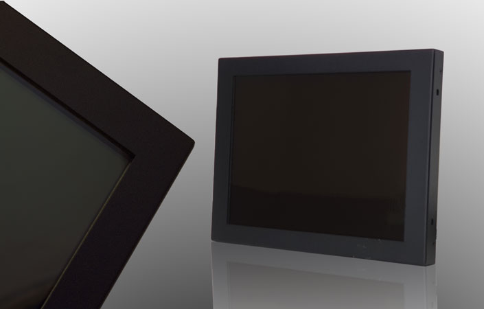 Встраиваемый изнутри монитор TouchGames с закаленным сенсорным стеклом и антивандальным корпусом