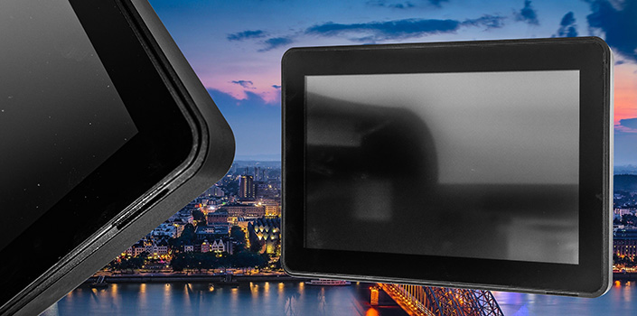 Проекционно-ёмкостный монитор 10 дюймов TGM101RPEC для монтажа вровень с поверхностью