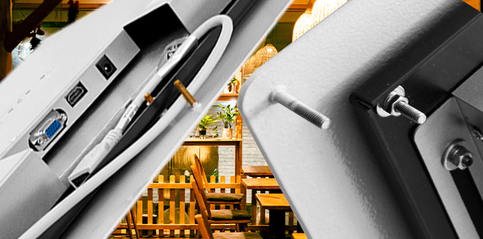 Акустический монитор для быстрого монтажа Акустический монитор Easy Mount, кнопки и шпильки