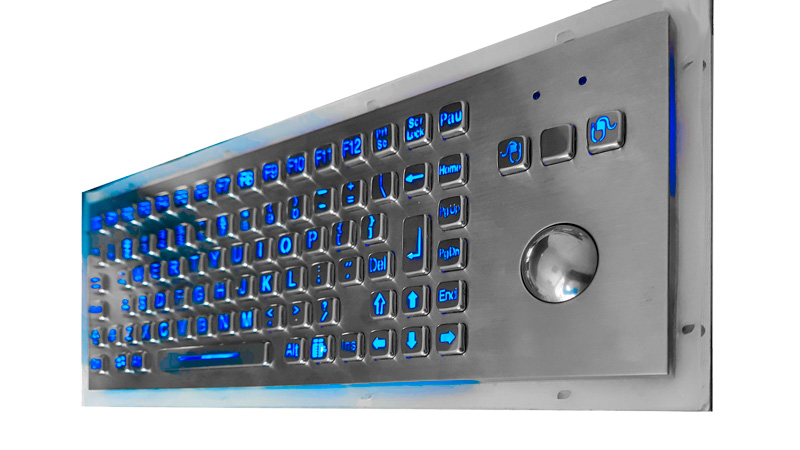 Металлическая клавиатура c LED-подсветкой клавиш